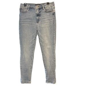 Judy Blue Relaxed Fit Stretch High Waisted Jeans With Boho/Western Cuff Sz 13/31